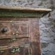 French rustic buffet in walnut, 18th century, 3 drawers and 2 doors.