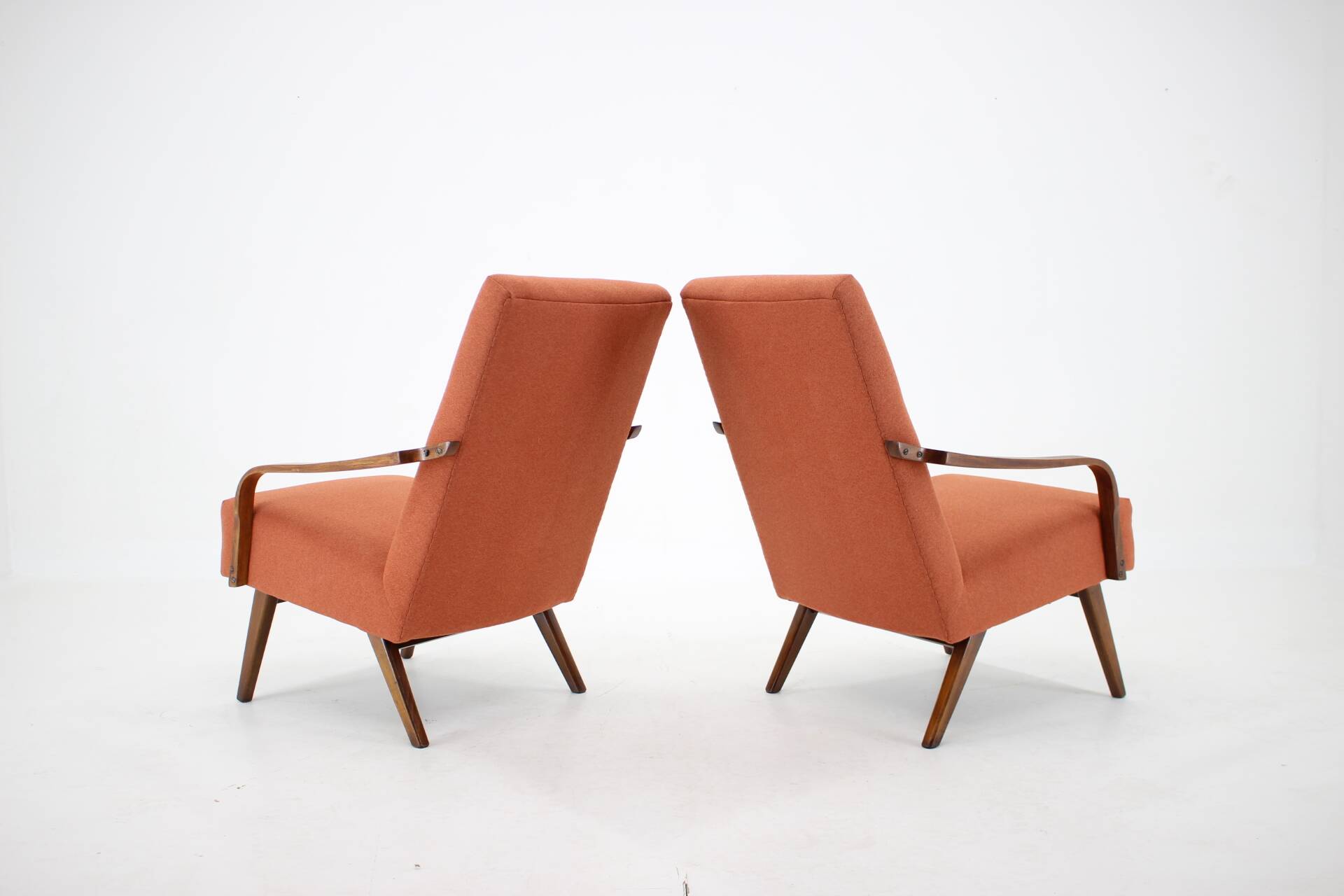 1960s Pair of Vintage Armchairs, Czechoslovakia