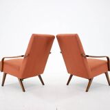 1960s Pair of Vintage Armchairs, Czechoslovakia