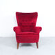 Red Velvet Armchair by Theo Ruth for Artifort, 1950s