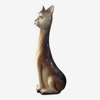 Glazed ceramic cat from the 70s