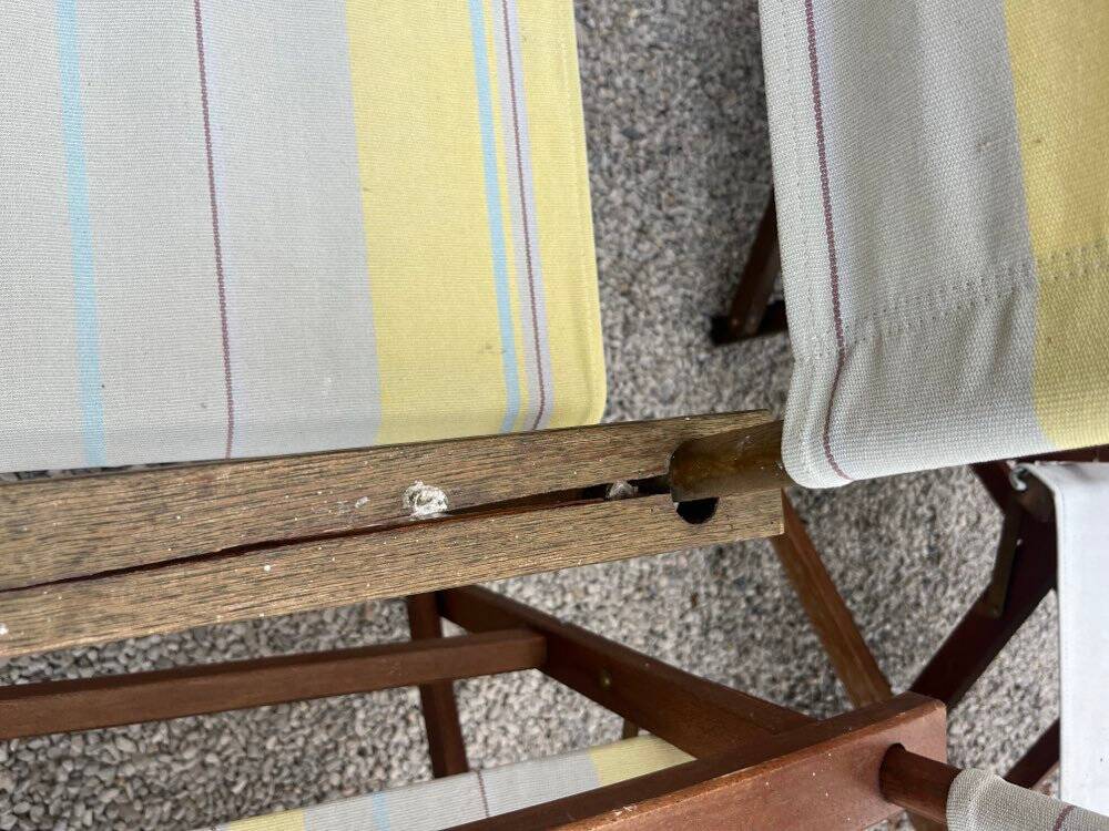 Lot de 7 chaises de jardin vintage