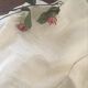 Old linen sheet monogrammed A M