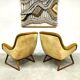 Vintage design sixties sled lounge chairs 'Teddy'