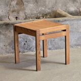 Coffee table, small pine side table 1970