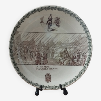 Plate by HB Choisy le Roi late 19th century