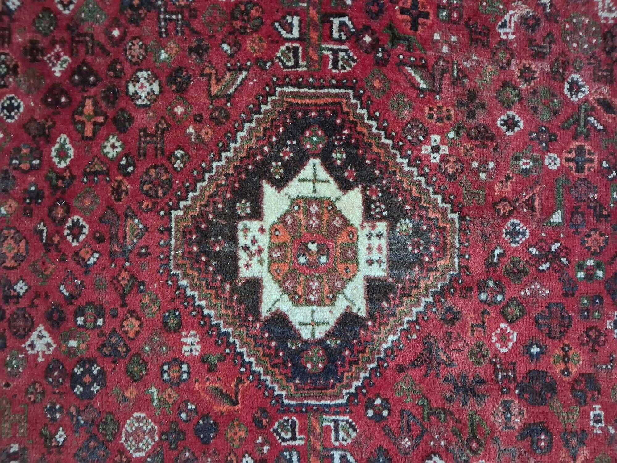 Handmade Qashqai Persian rug 296x230cm