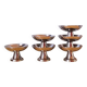 Stainless steel ice cream or dessert cups, 1970.