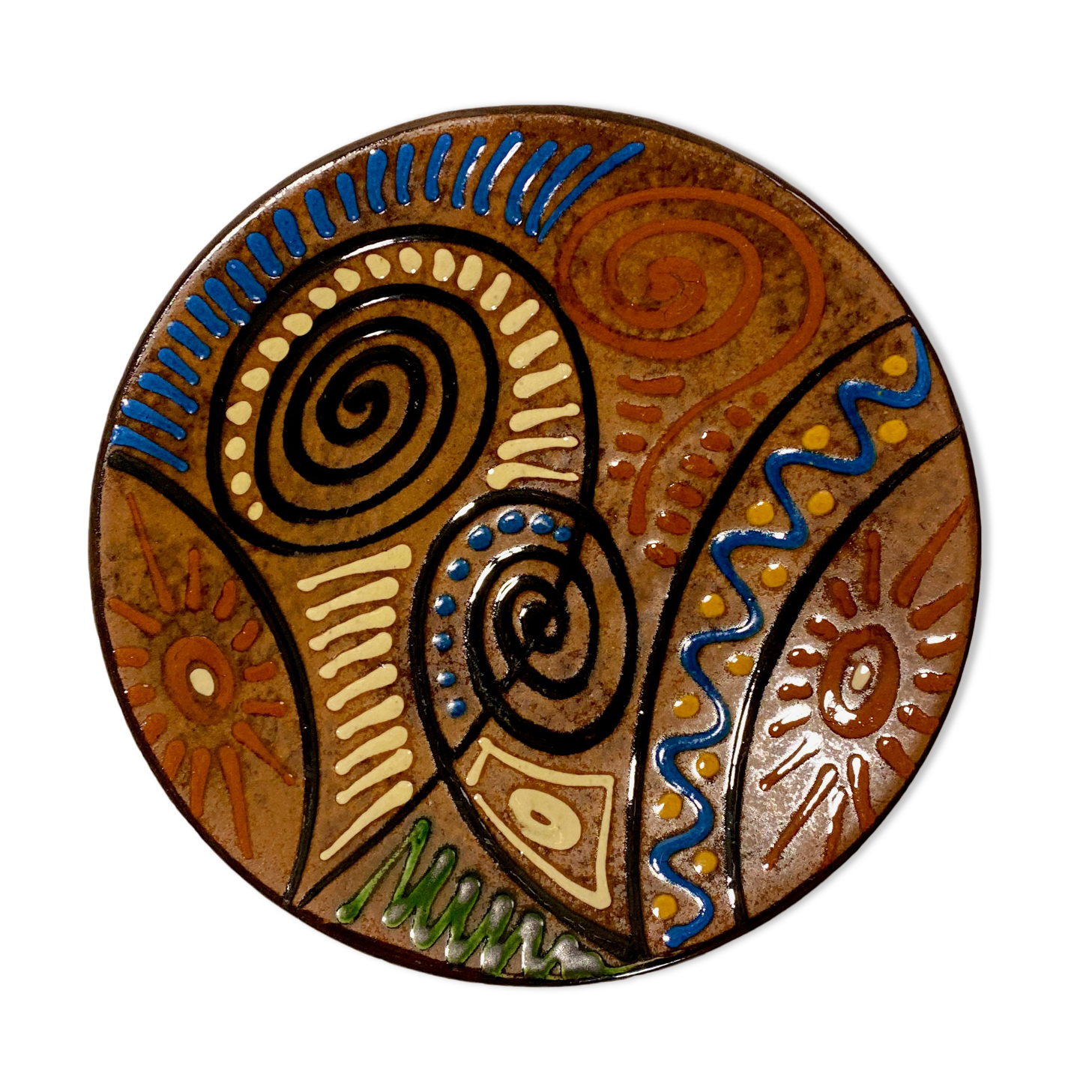 Puigdemont studio pottery decorative plate