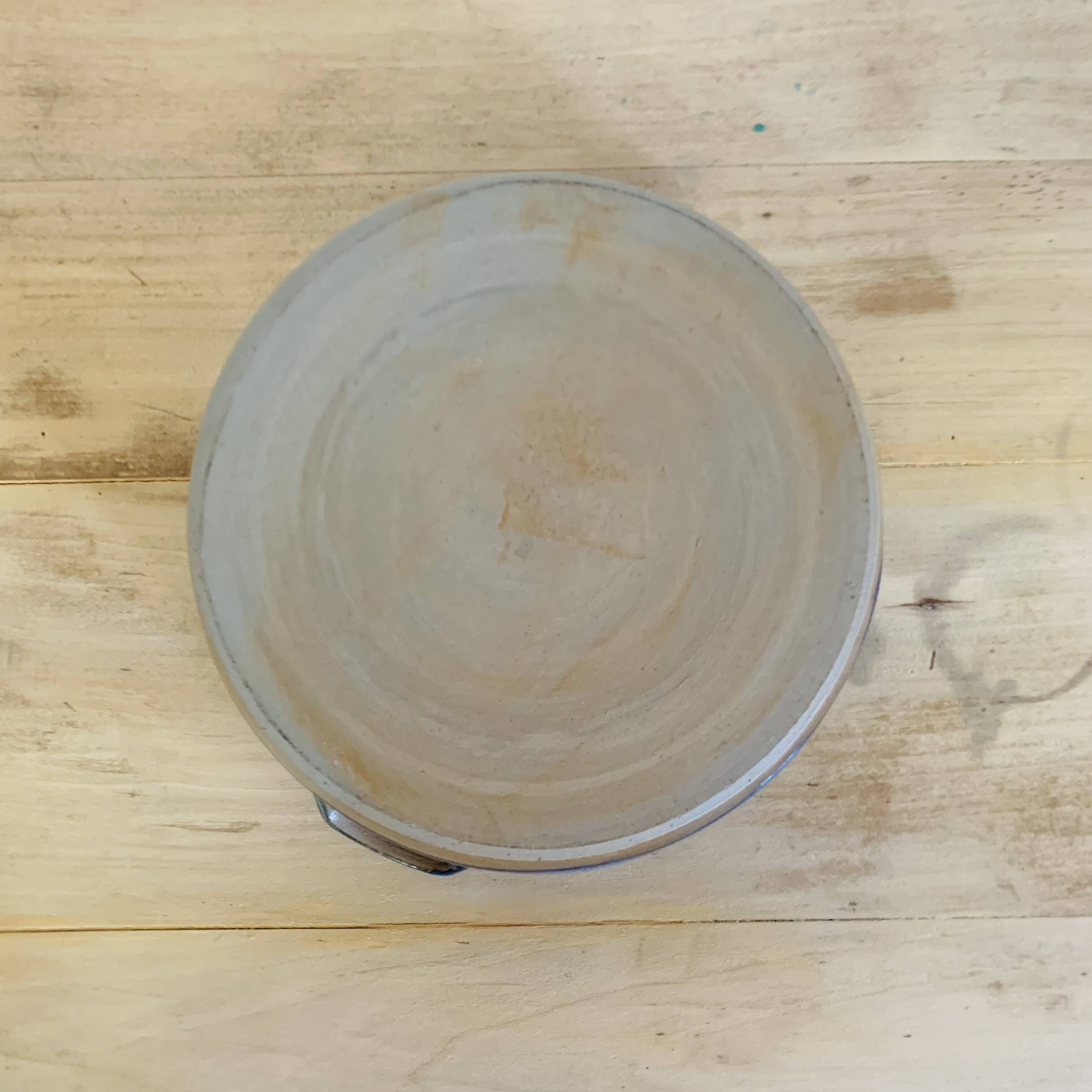 Blue glazed stoneware tureen