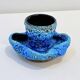 Fat Lava Ceramic Egg Cup Glacier Enamels - Atelier du Cyclope