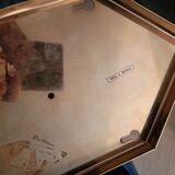 Italian wall light in glass and 24-carat gold plating