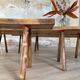 Primitive oak bench