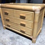 Bamboo chest of drawers