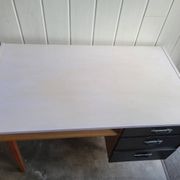 Bureau pieds compas vers1970