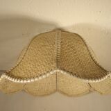 Lampshade for suspension in raffia 70s