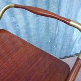 Mid-century bar cart/service cart by Cesare Lacca, 1950s.