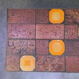 Glazed ceramic coffee table