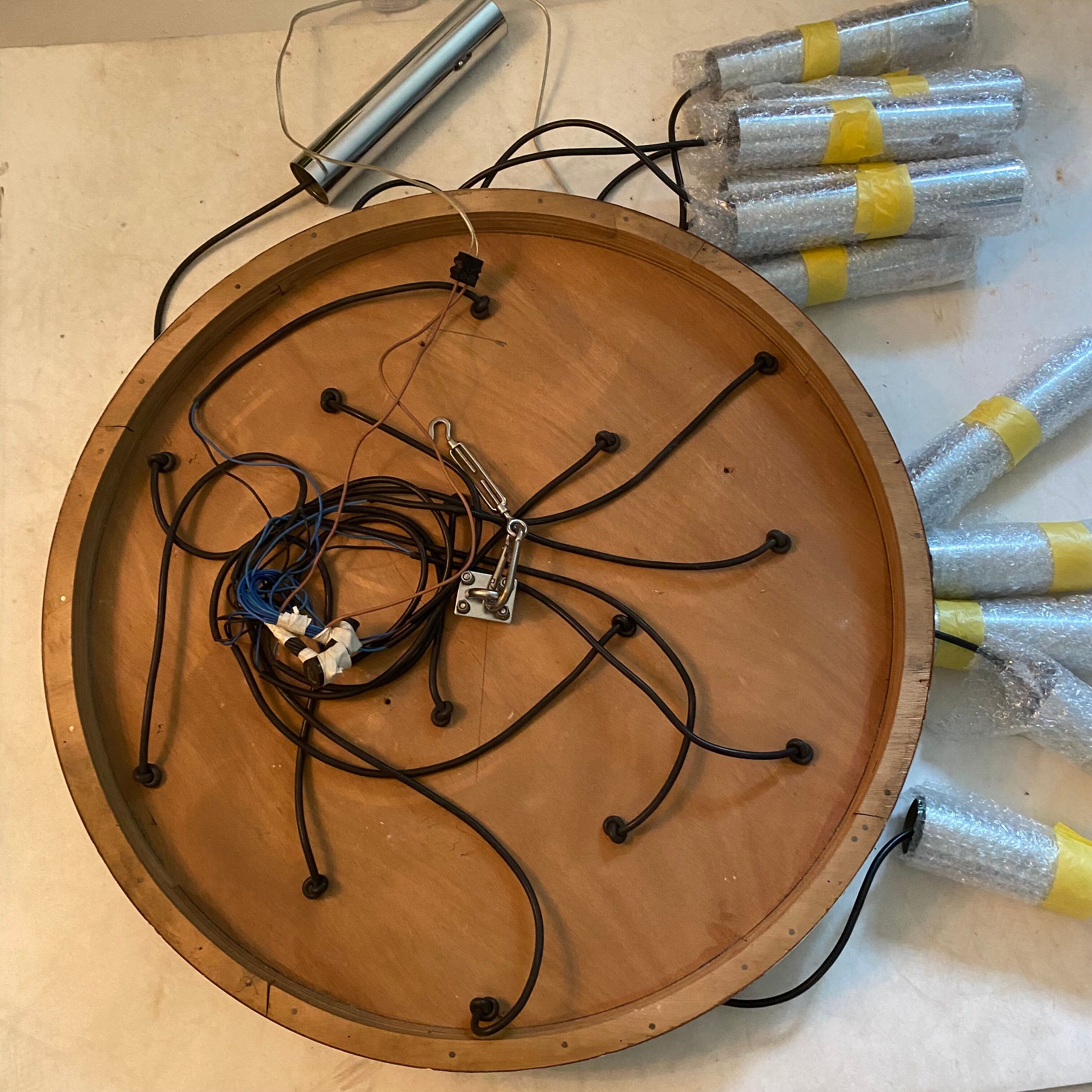 Chandelier waterfall 15 fires by Raak Holland. 1960