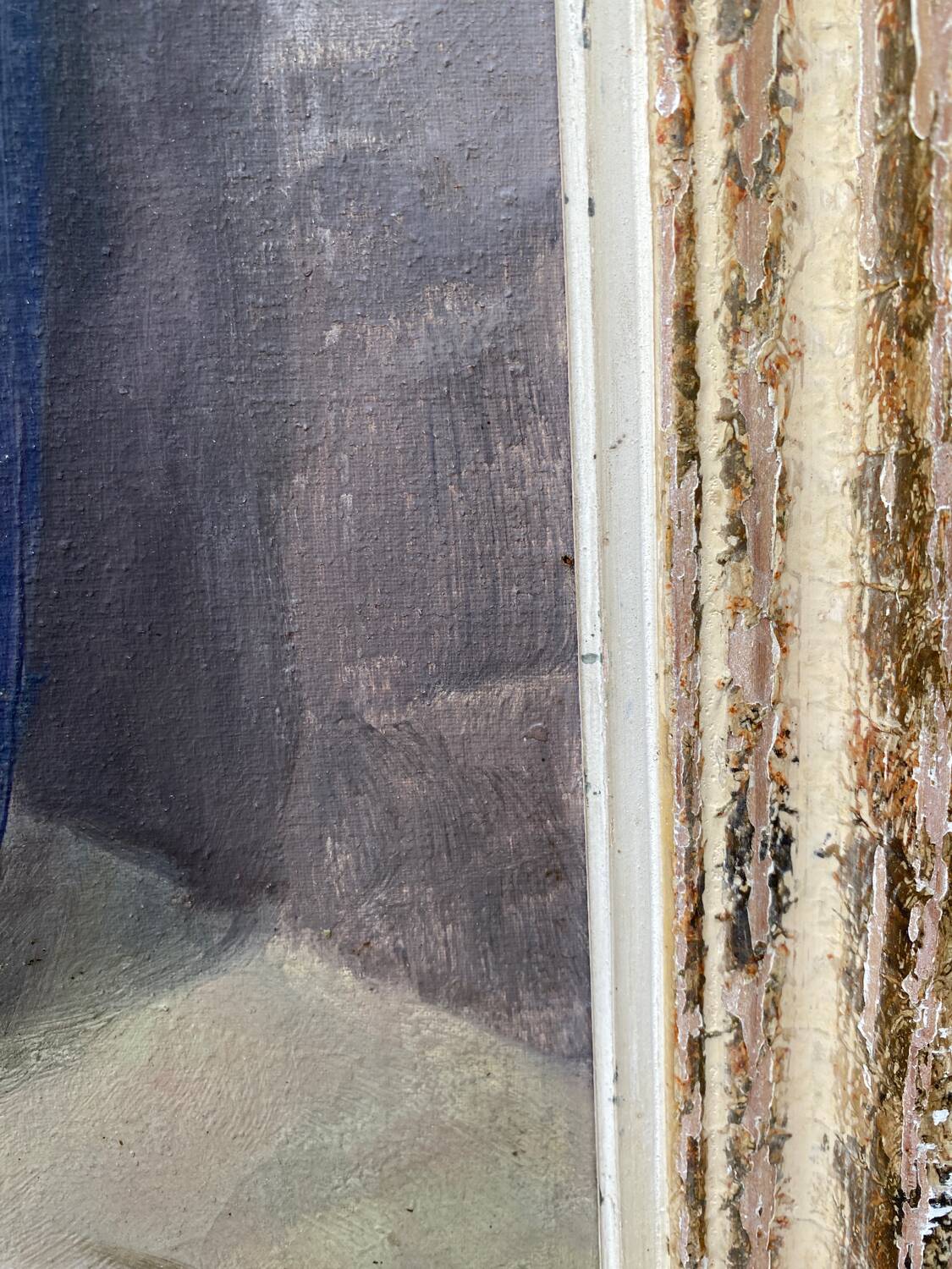 Large still life with pink flowers