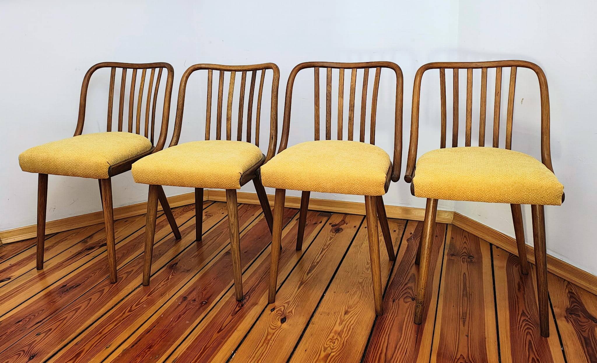 Dining Chairs attributed to A. Suman for Tatra Nabytok, Czechoslovakia, 196