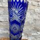 Bohemian crystal vase