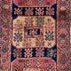 Antique azeri runner 483x84 cm, kazak, caucasian wool rug tribal handmade
