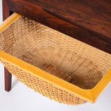 Sewing Table in Rosewood by Severin Hansen for Haslev Furniture Carpentry, 1950s