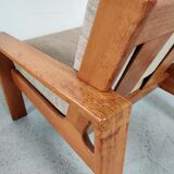 Pair of Bonanza armchairs by Esko Pajamies for Asko, Finland 1970s