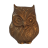 Golden metal owl