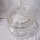 Glass glass cork jar