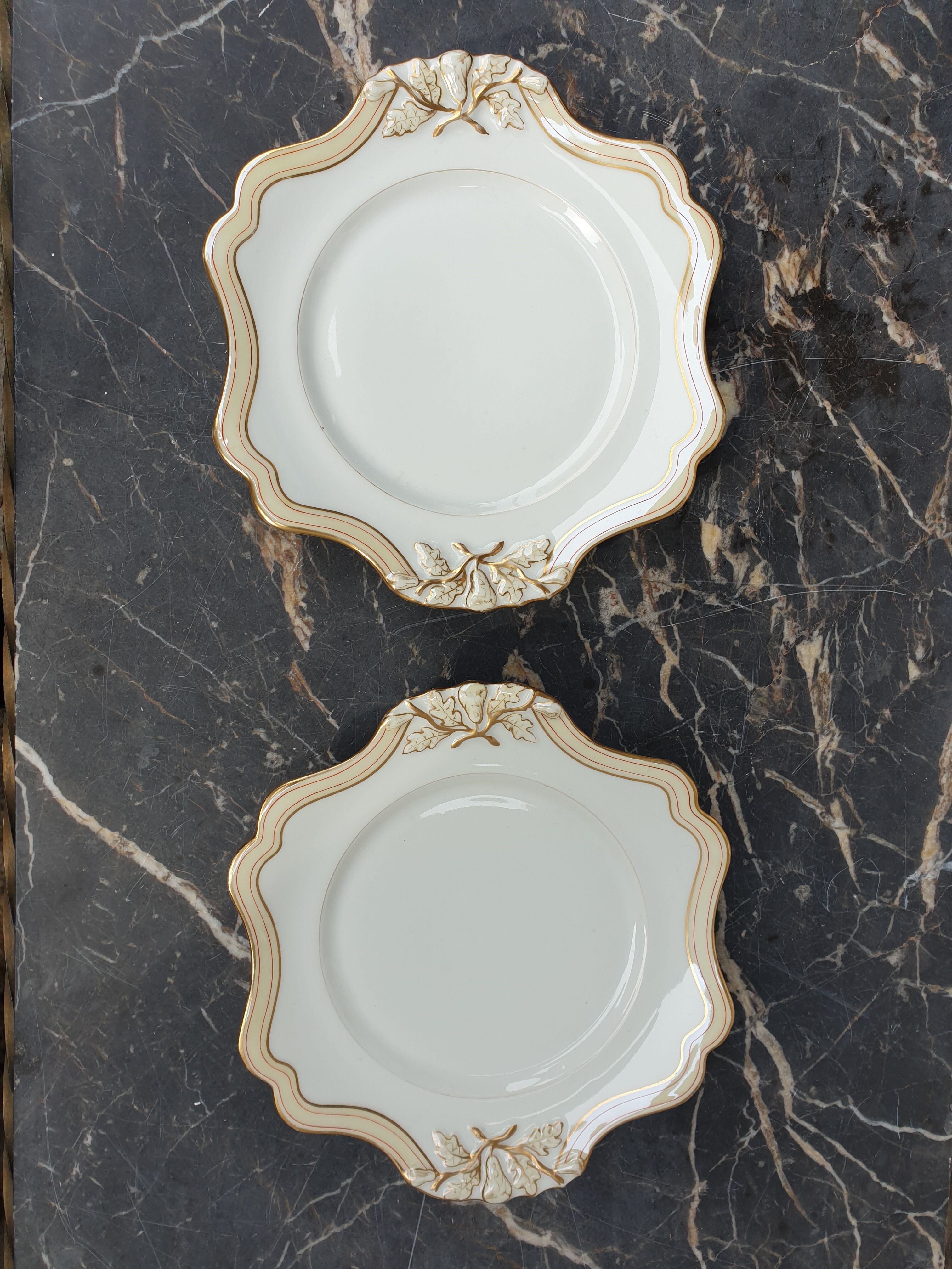 Early 20th century porcelain cake plate or cake dish