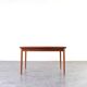 Mid-century Danish teak extendable dining table, 1960s.