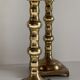 Pair of brass candle holders made in England