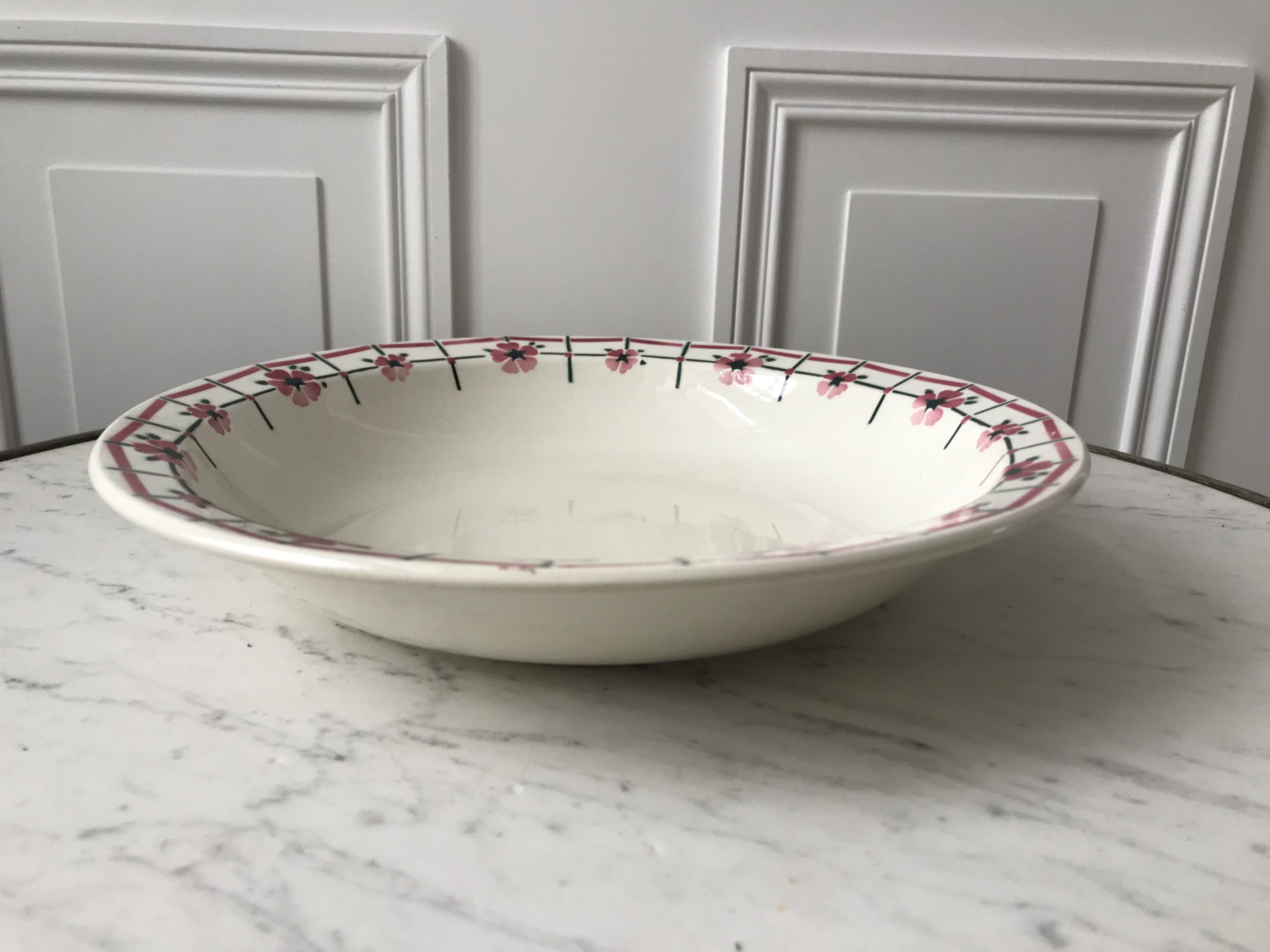 Salad bowl St Amand Céranord model Monique years 30-40
