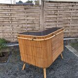 1950s rattan bar