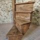 Segment of a spiral staircase in solid oak, early 19th century.