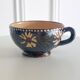 Antique Alsatian pottery cup