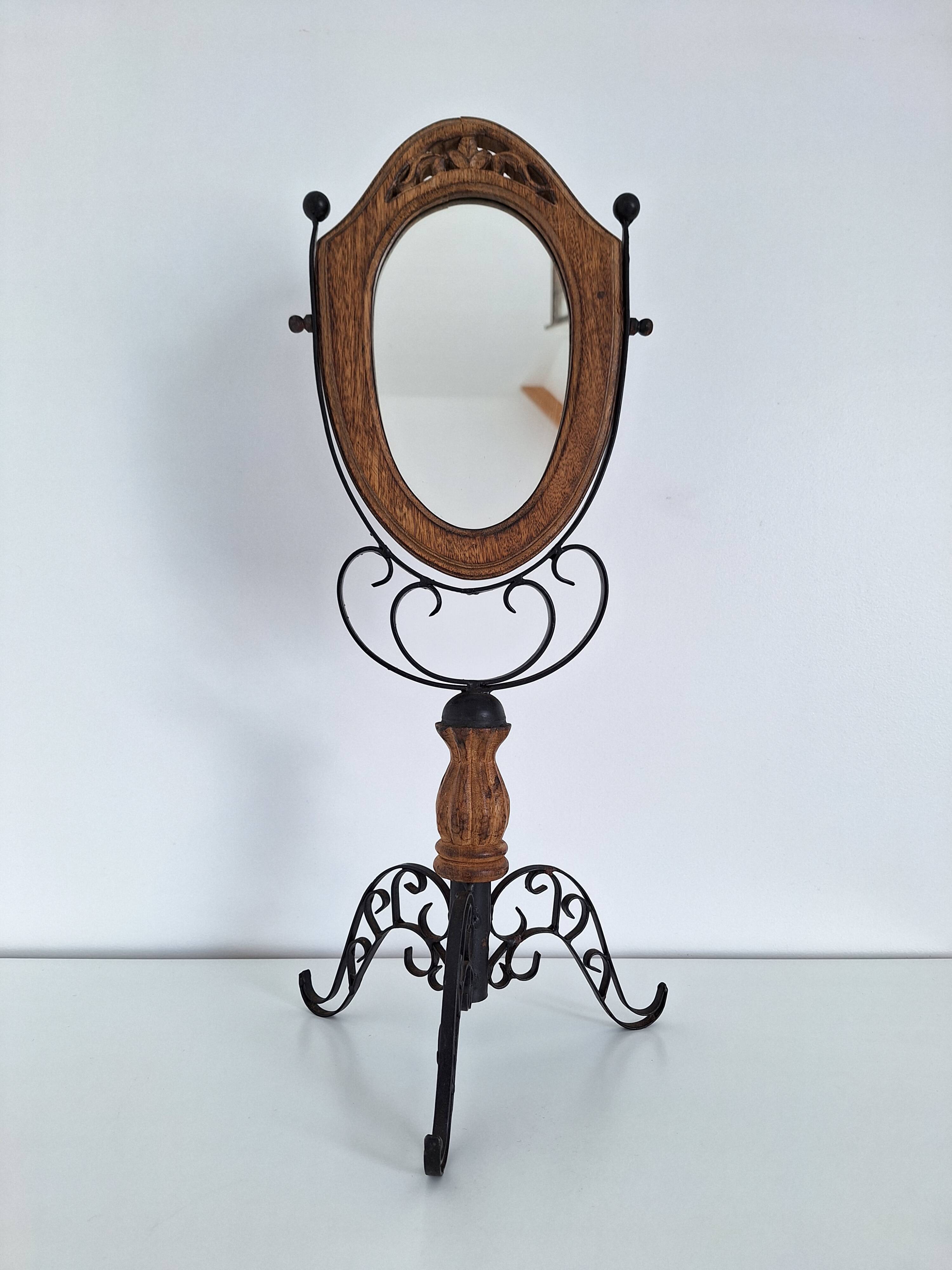 Baroque table mirror 25x56cm