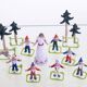 Vintage Glass Figurine Set, Jaroslav Brychta, 1930s–1940s