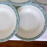 6 soup plates from Digoin Sarreguemines