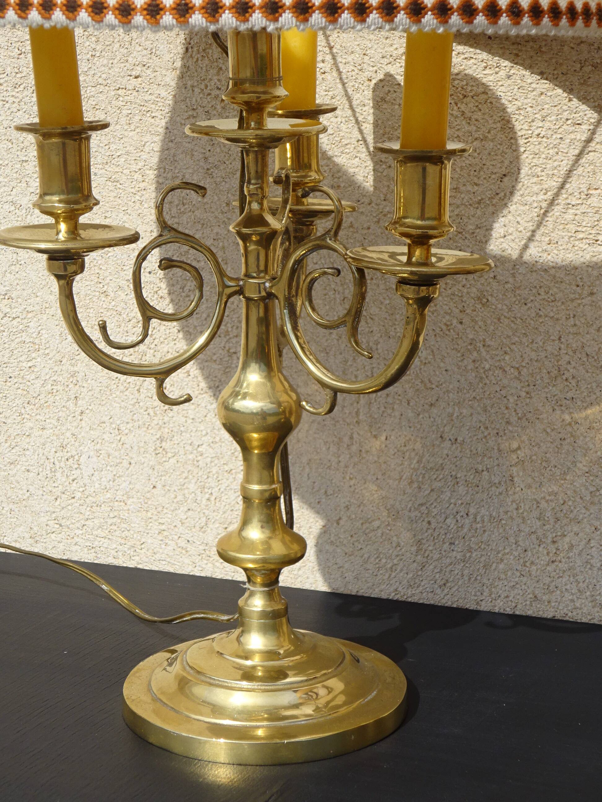 Paire de lampes chandeliers