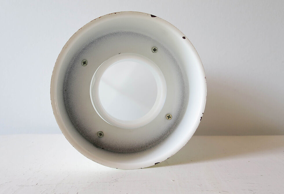 Lot of three globe wall sconces