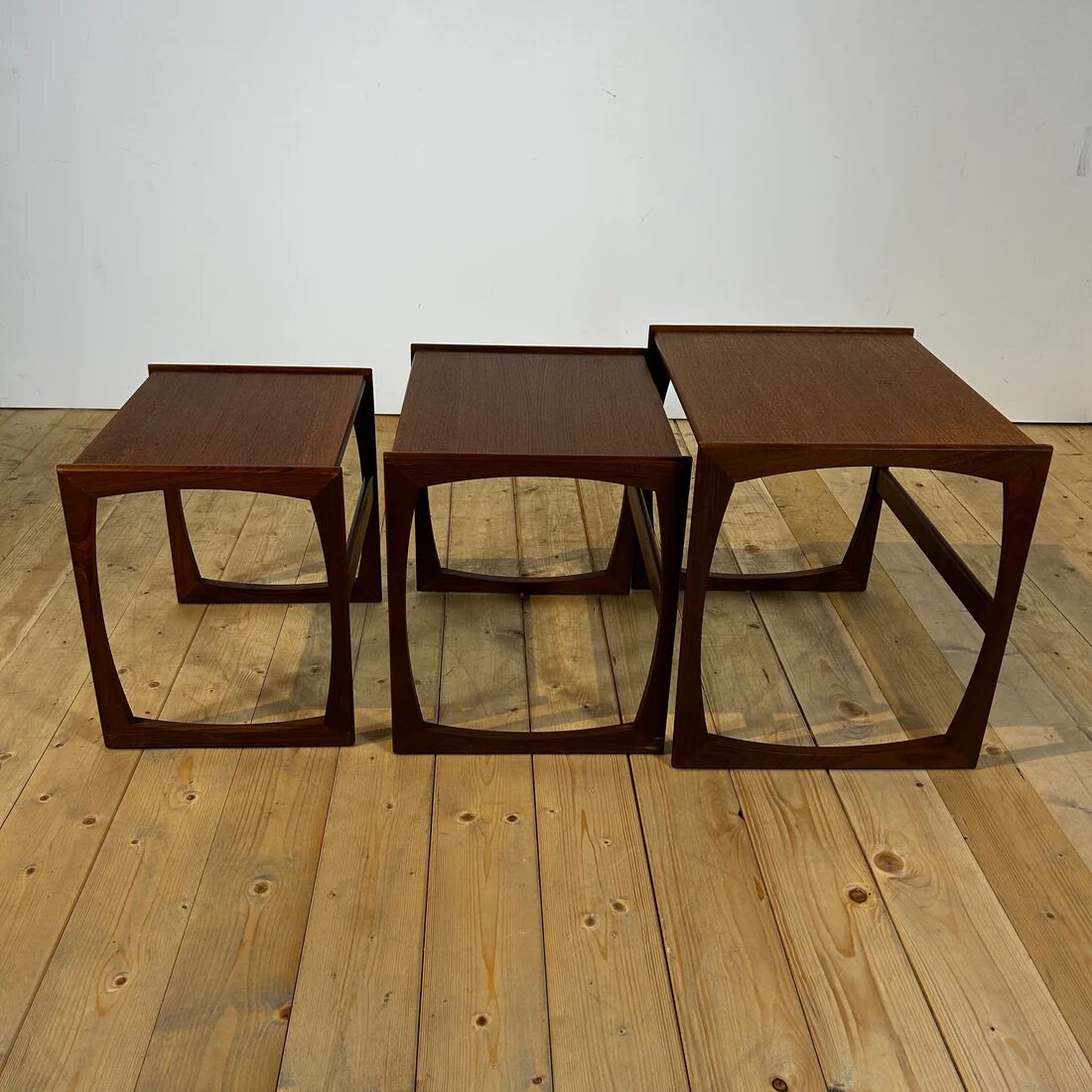 Nested tables Quadrille in teak G Plan, 1960s