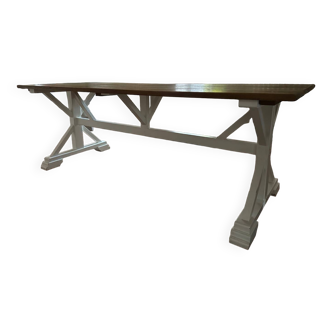 Table ferme bois flamant