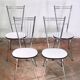 Series of 4 formica chairs