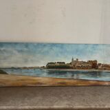 The Avignon Bridge, signed L. Baudoin, 1971