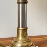 70s Steel and Brass LAMP