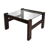 Table basse bois et verre