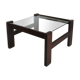 Table basse bois et verre